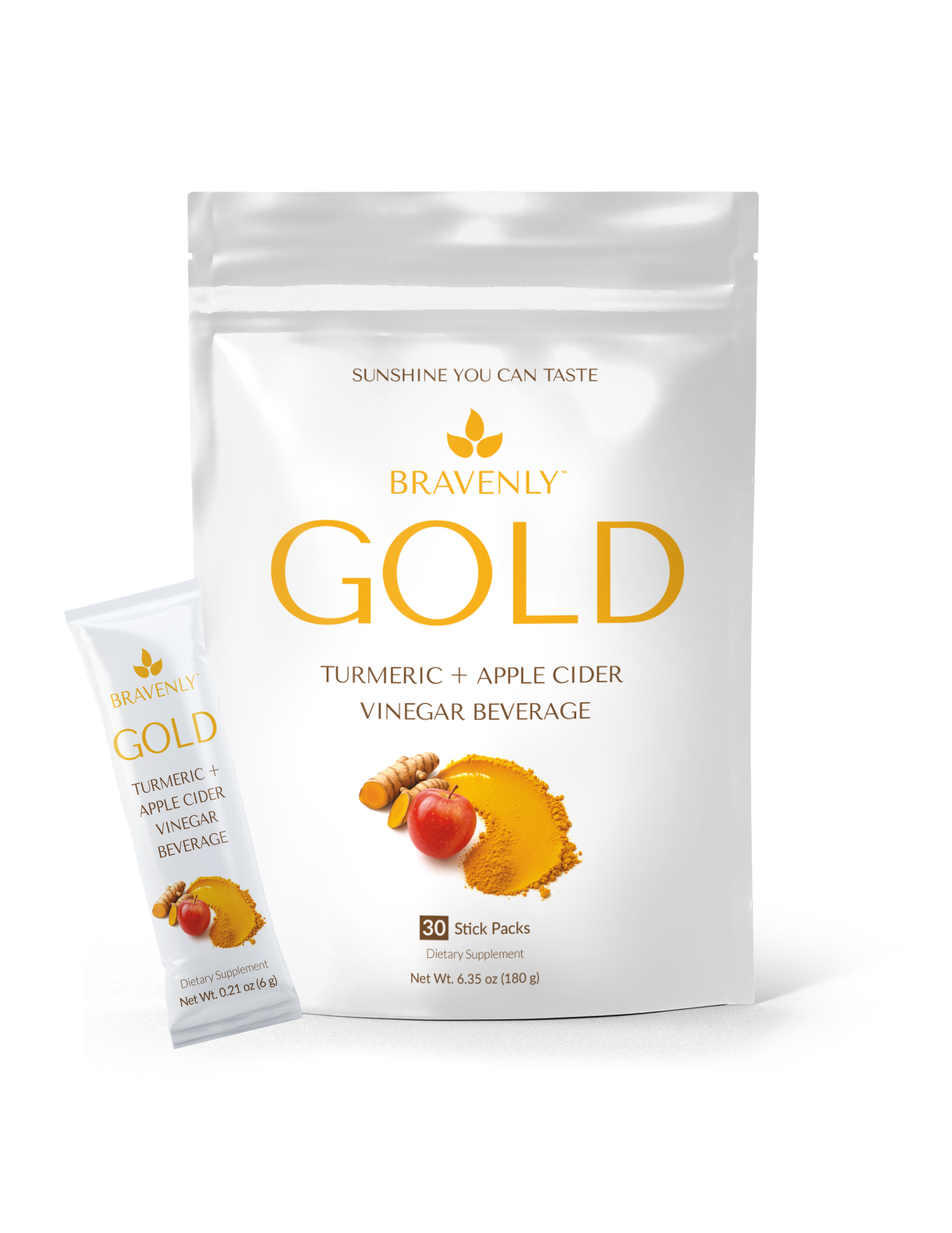 Bravenly Gold turmeric wellness support