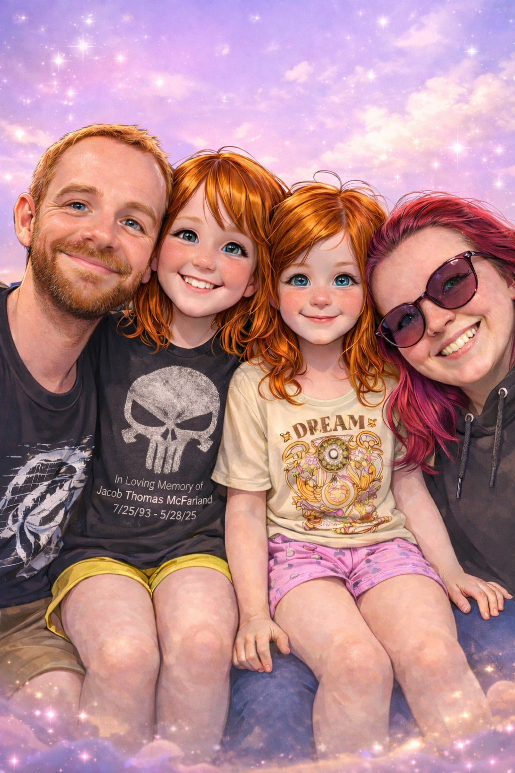 Amanda and her family