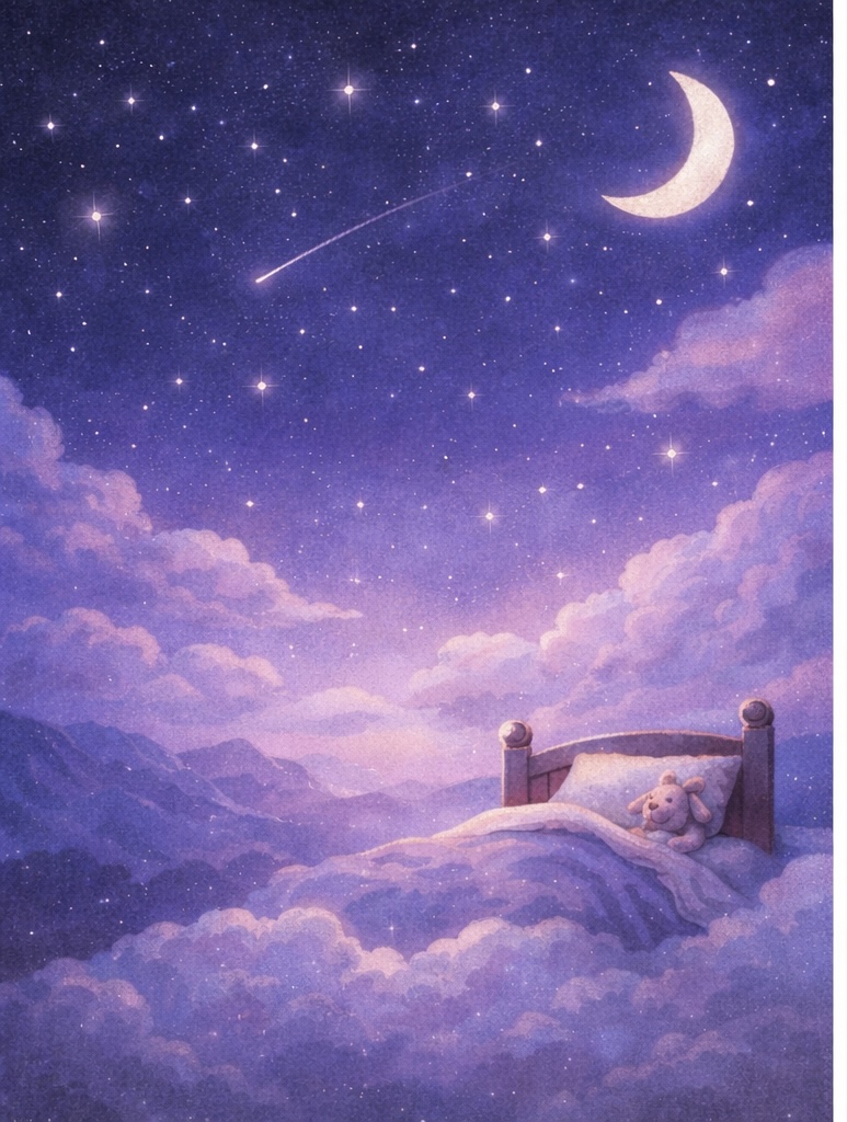 Soft nighttime themed blog image