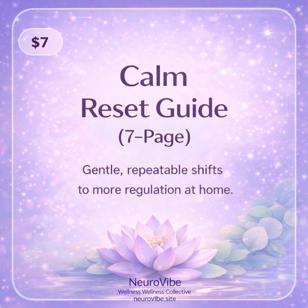 Calm Reset Guide 7-Page Cover