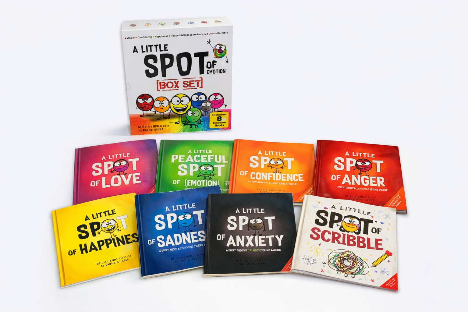 A Little Spot of Emotion book set by Diane Alber