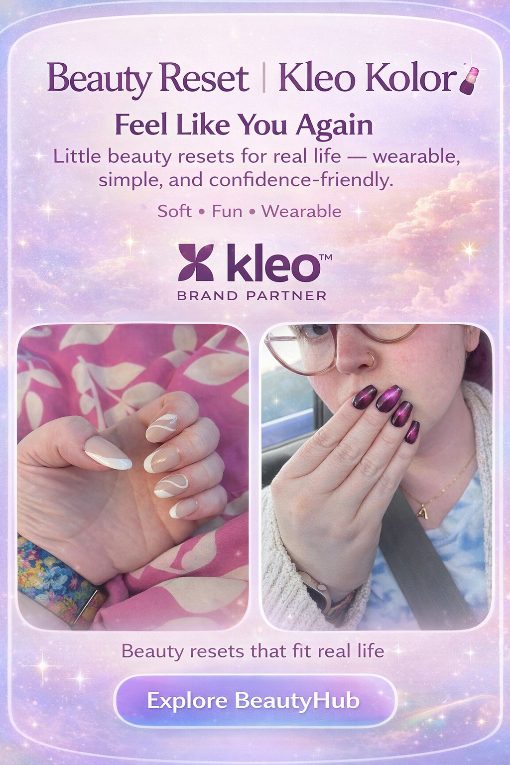 Kleo Kolor beauty reset feel like you again graphic
