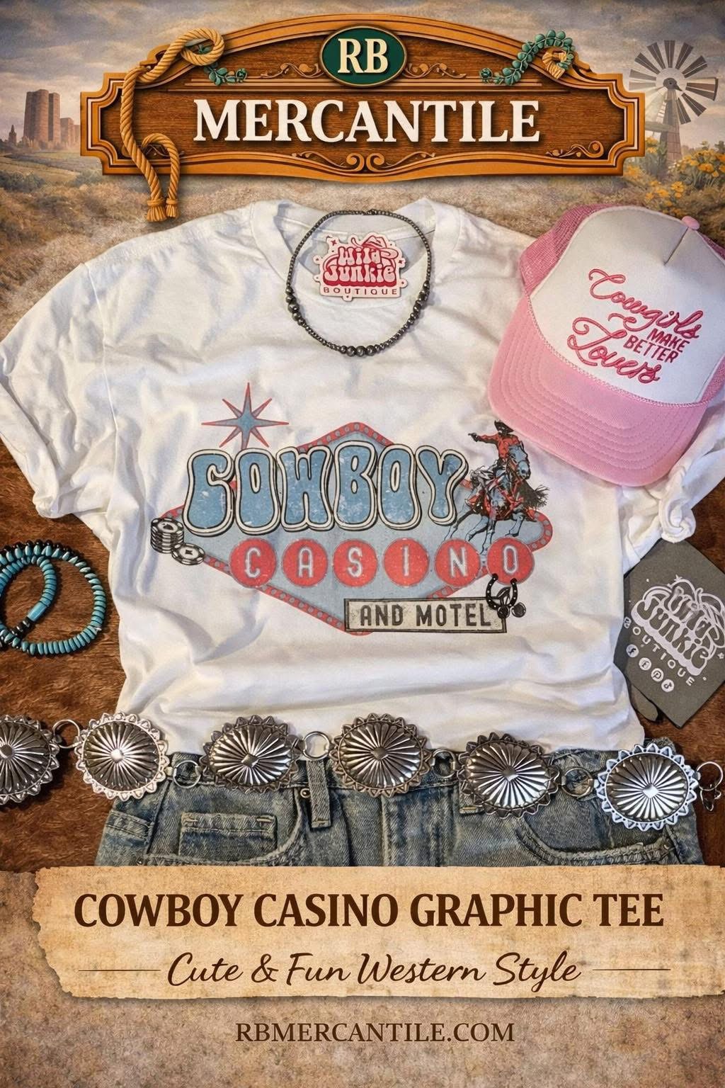 Cowboy Casino Tee
