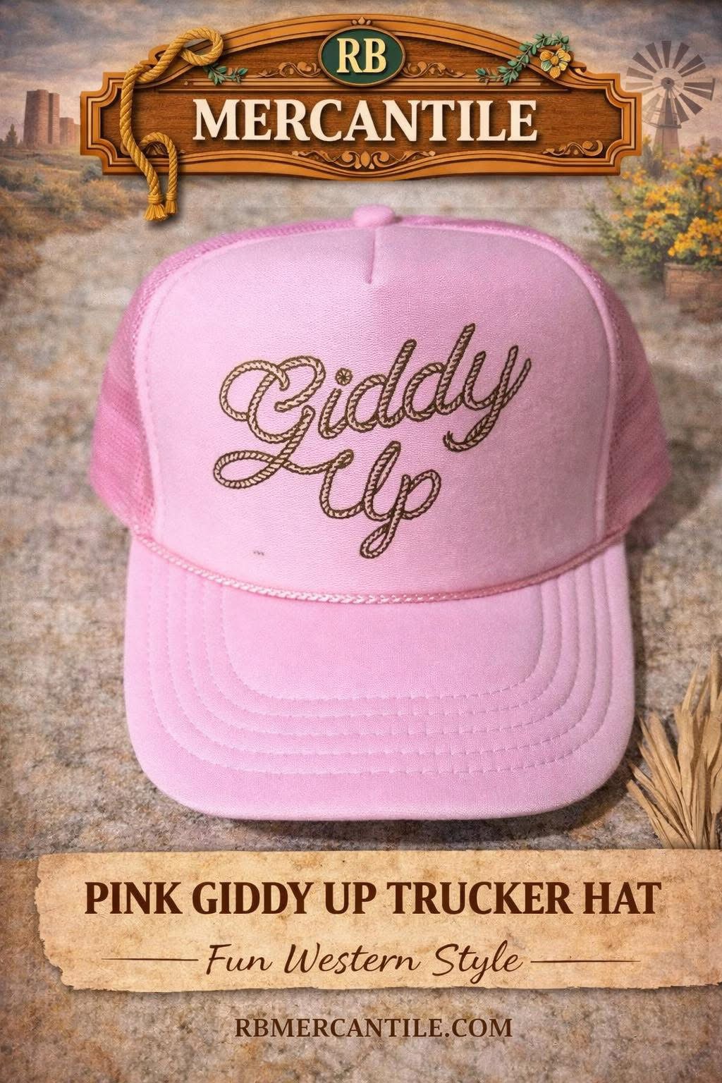Pink Giddy Up Hat